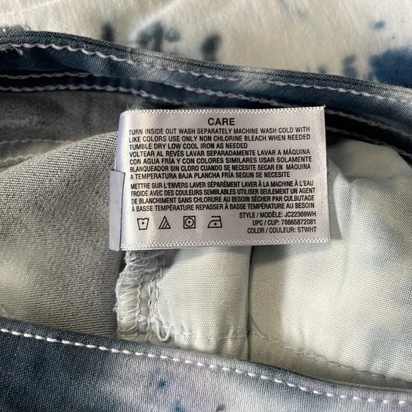 OOAK tie-dyed skinny jeans - Picture 7 of 7